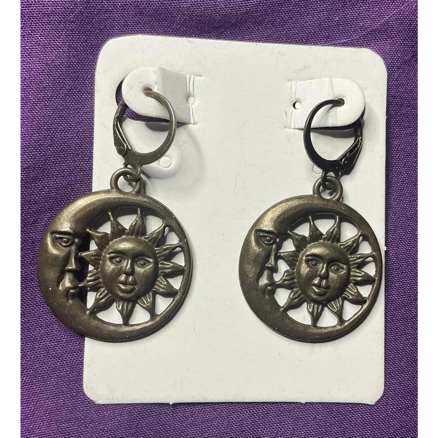 Bronzed Sun Earrings